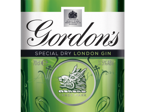 Recycled Glass Gin Bottles : Gordon's gin