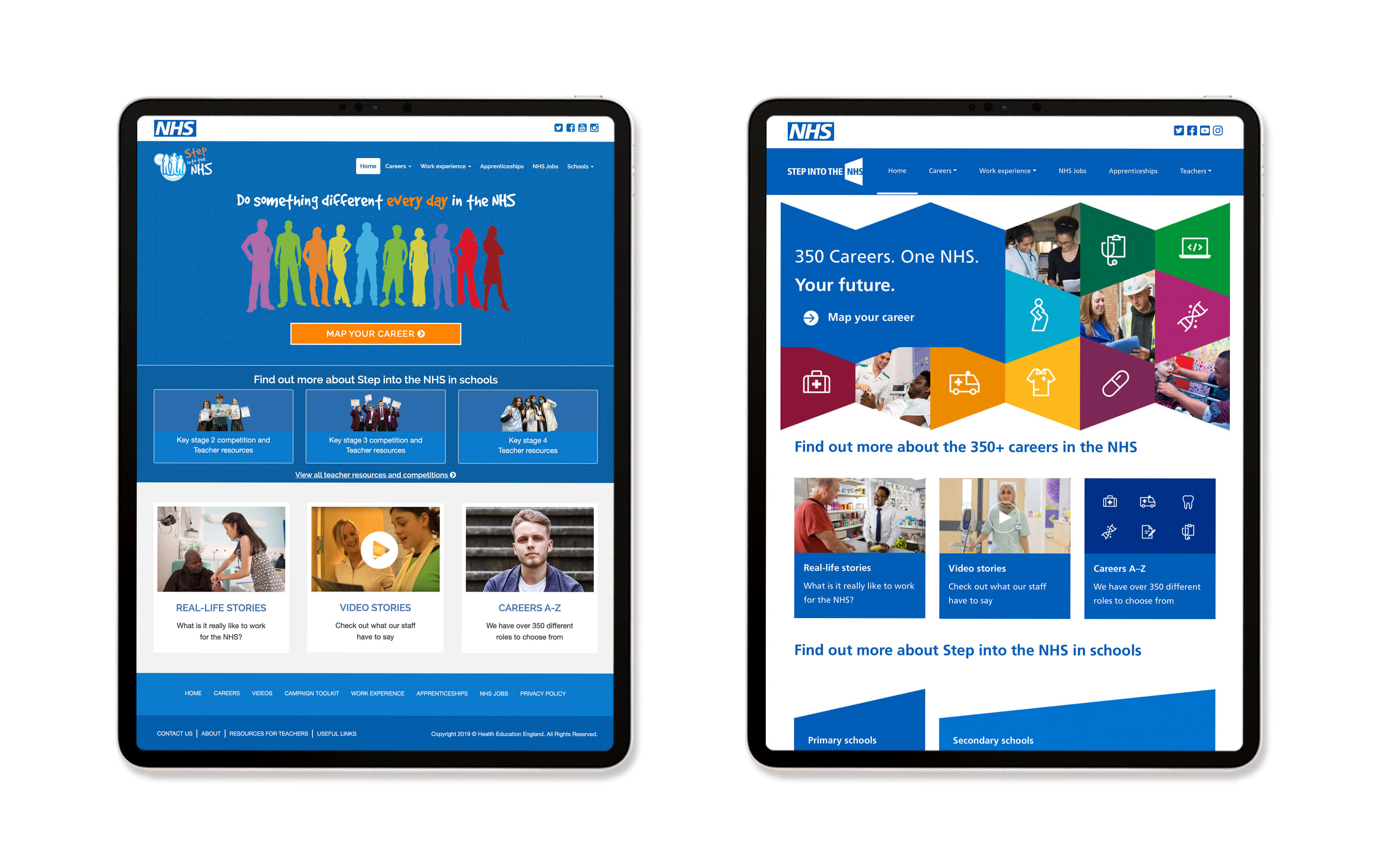 Step into the NHS Rebranding and Website Redesign | DBA: Design ...